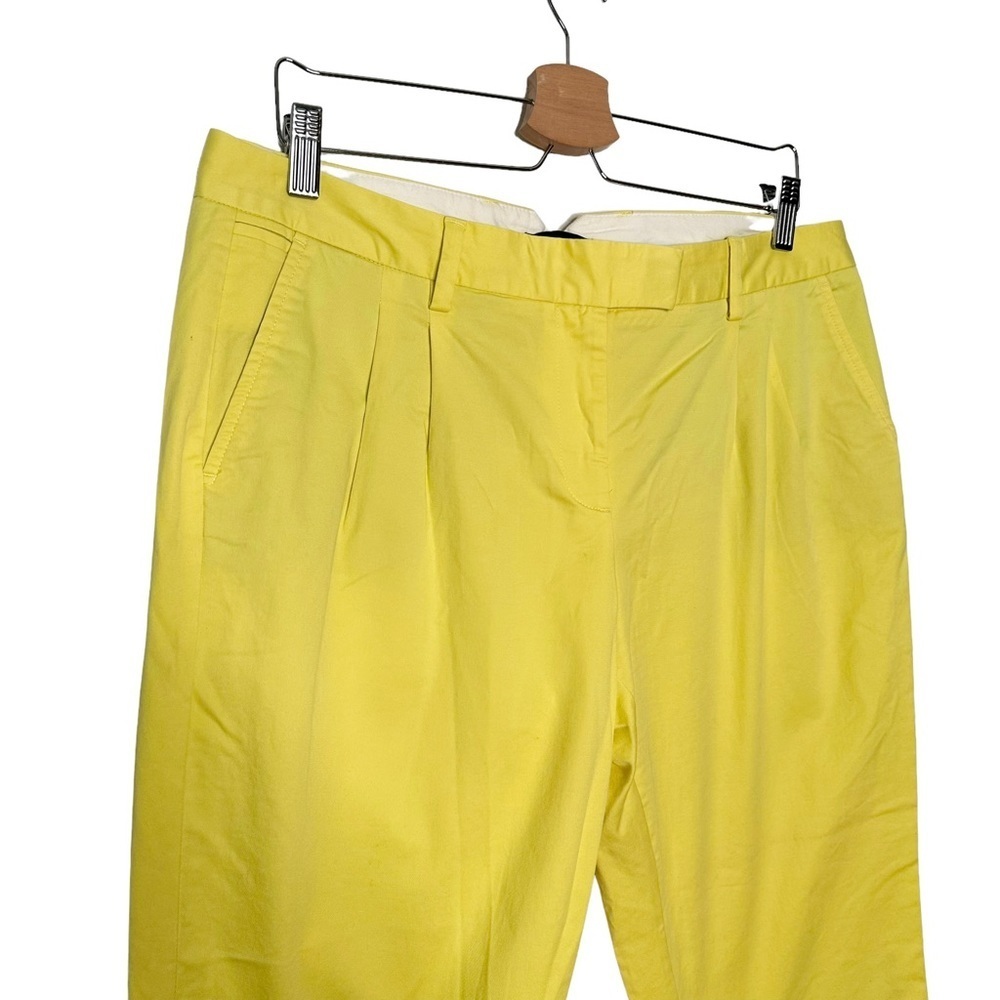 Lands End | Yellow Low Rise Slim Leg Pants Size 12 - Picture 2 of 8